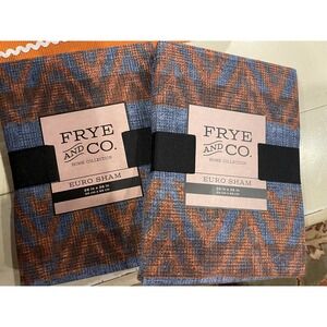 Frye And Co PEM Jared Stripes Two Euro Shams New In Package